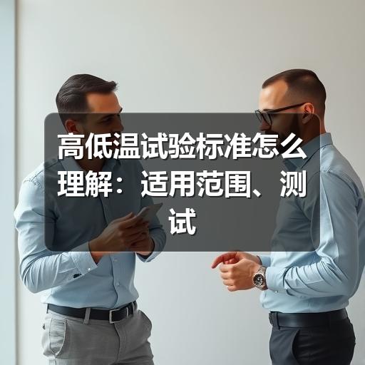 高低温试验标准怎么理解:适用范围、测试流程与判定要点 高低温试验标准怎么理解:适用范围、测试流程与判定要点