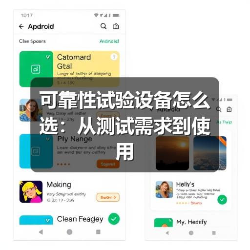 可靠性试验设备怎么选:从测试需求到使用维护的实用指南(图2) 可靠性试验设备怎么选:从测试需求到使用维护的实用指南