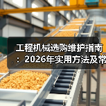 工程机械选购维护指南:2026年实用方法及常见问题解析 工程机械选购维护指南:2026年实用方法及常见问题解析