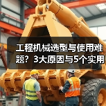 工程机械选型与使用难题?3大原因与5个实用解决方法(图2) 工程机械选型与使用难题?3大原因与5个实用解决方法(图2)
