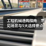 工程机械选购指南:常见场景与5大选择要点(图2) 工程机械选购指南:常见场景与5大选择要点(图2)
