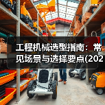 工程机械选型指南:常见场景与选择要点(2025版)(图1) 工程机械选型指南:常见场景与选择要点(2025版)(图1)