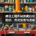 建设工程机械新闻行业知识：常见场景与选择要点（图1）